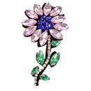 Pink Rhinestone Flower Beaded Patch for Clothing Sewing on Beading Applique BX