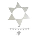 12 Flags 3.2m Pennant Flag Lace Bunting European Wedding Party Decor Banner