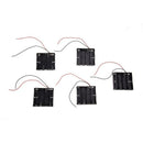5x Battery Cases for 4 AA Batteries 6V