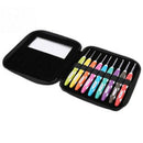 9Pcs Crochet Hooks Set Knitting Smooth Needles Tools Ergonomic Crochet Set  T4W7