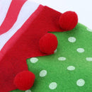 Red White Stripe Elf Christmas Gift Candy Bag Santa Claus Cute Gift Bag