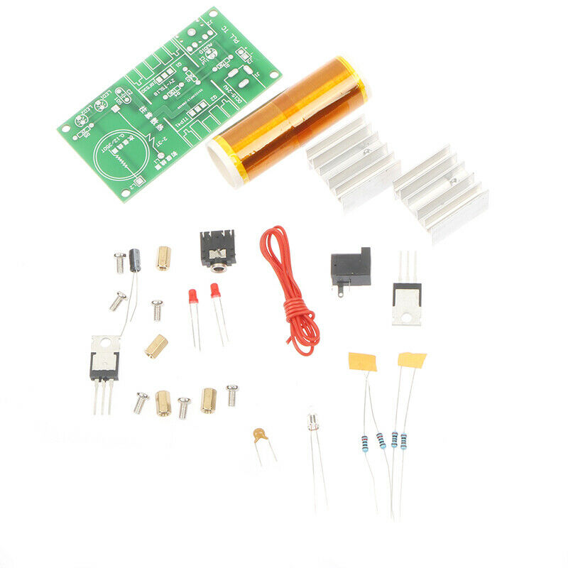 Mini Tesla Coil Plasma Speaker Kit Electronic Field Music DIY Project KitsB Ew