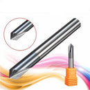 1Pc Chamfer End Mill 90 Degree Cutter Router Bit Tool 6Mm*50Mm 2 Flutes Hrc