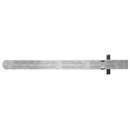 6" Stainless Steel Pocket Rule Handy Ruler with Clip Measuring Tool Efficient