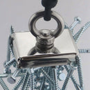 Rectangle Super Strong Neodymium Magnet, Strong Fishing Magnet With Eyebolt