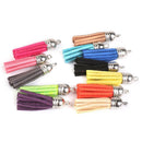 12 Pieces Colorful Velvet Tassel Charms Pendants For Bags Necklace Earrings