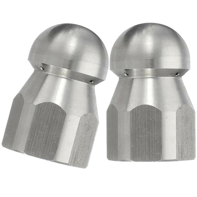 1/4 M Drain Pipe Jetter Rotary Nozzle Quick Release Pressure Sewer Nozzles