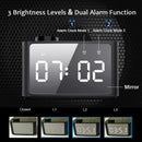 Alarm Clock Radio Wireless Bluetooth Speaker With Fm Radio & Cell Phone Sta
