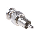 2Pcs BNC male to RCA male coax connector adapter cable coupler for cctv camera #