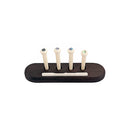 4 String Rosewood Bridge with ABS Saddle Nut Slotted Bridge Pin For Ukulele