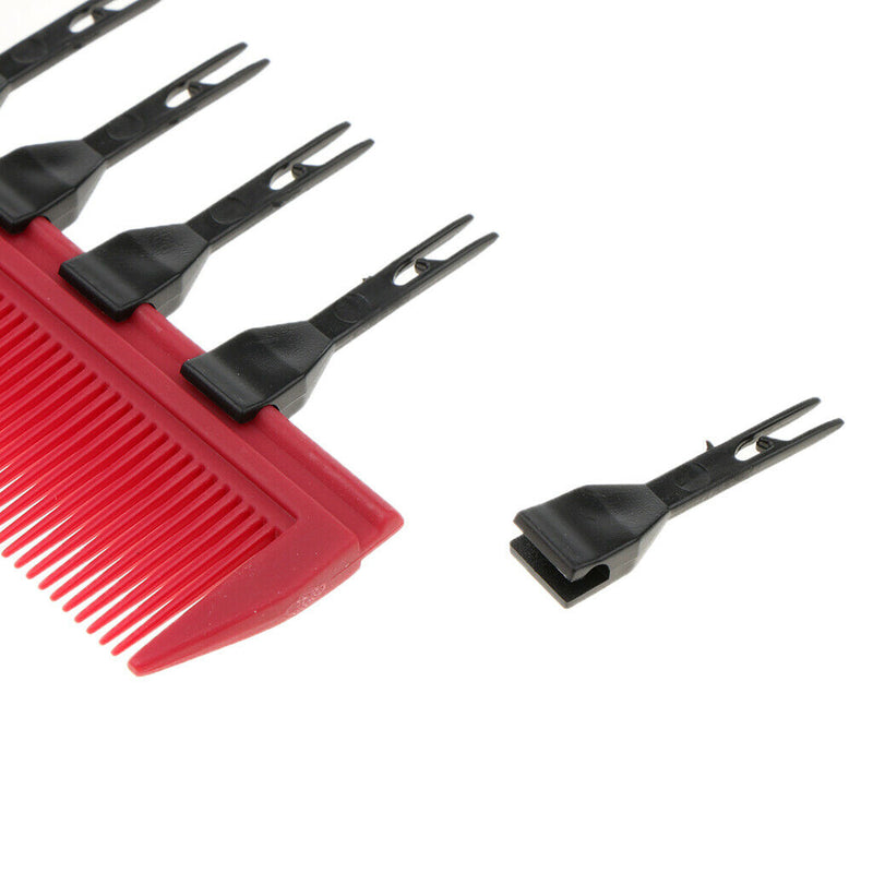 Salon Weaver Highlighting Foiling Hair Comb Coloring Dyeing Tint Brush Wine Red