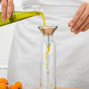 3 IN 1 Large Medium Small Stainless Steel Vinegar Wine Kitchen Funnel 14.5-17cm
