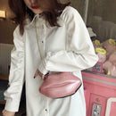 Lips Women PVC Handbags Chain Messenger Bags Shoulder Party Clutch (Pink) SN9F