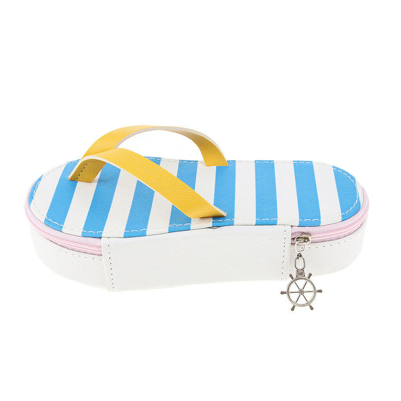 Cute Pencil Case Office & School Supplies Makeup Bags Kids Gift, Blue