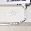 16pcs Cable Clip Wire Organizer Ties Fixer Fastener Holder Work Desktop Clamp AU