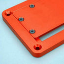 Aluminum Circular Saw Throat Plate Flip DIY Woodworking Table Cover Plate