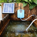 Solar Powered/DC Charging Oxygenator Water Oxygen Pump Pond Aerator with 1