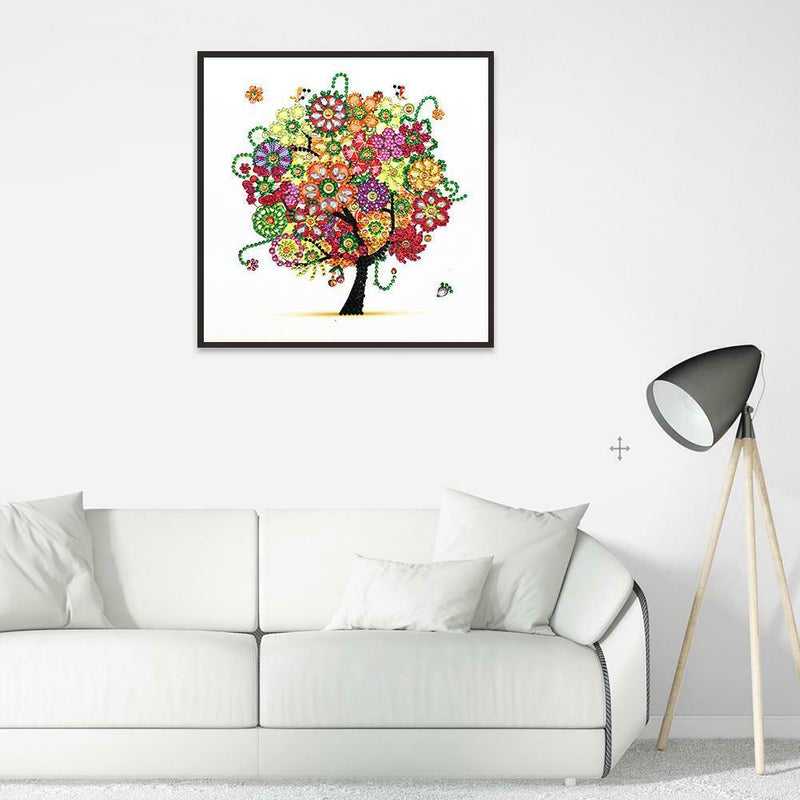 5D DIY Special Shaped Diamond Painting Tree Cross Stitch Mosaic Craft Kits