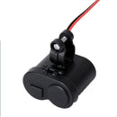 2 In 1 Motorcycle Car Boat 12V Usb Power Port Charging Socket Cigarette-Lig