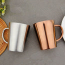 340 Ml Stainless Steel Copper Plated Coffee Cup Double Layers 304 High Temp I9W1