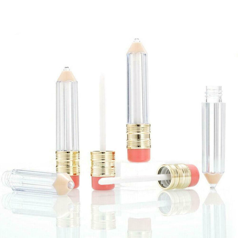 5ml DIY Empty Clear Lip Gloss Pencil Tubes Bottle lip tube Empty Makeup Tubes