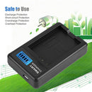Fit For Nikon EN-EL14 Camera Battery Charger LCD D5300 D5500 D5200 D3300 D3200