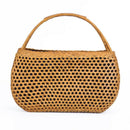Rattan Weaving Basket Garden Picnic Shopping Basket Handbag Storage Bag Boh