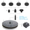 Mini Solar Bird Bath Fountain Pump Free Standing Floating Water Fountain Pump