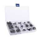 Assorted Stainless Steel Nylon Lock Nuts Assortment M3 M4 M5 M6 M8 M10 M12