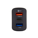 QC3 .0 Car Phone Charger Type C Quick Fast Charge 3 Port USB Charger for Ip O9A4