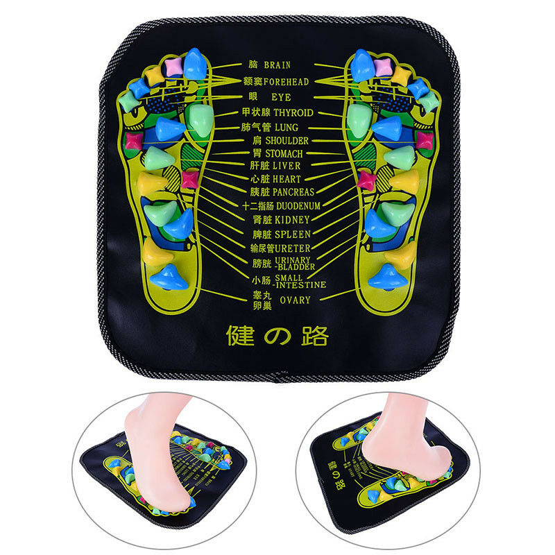 g-mkiling chinese reflexology walk stone foot leg pain relieve relief walk FT