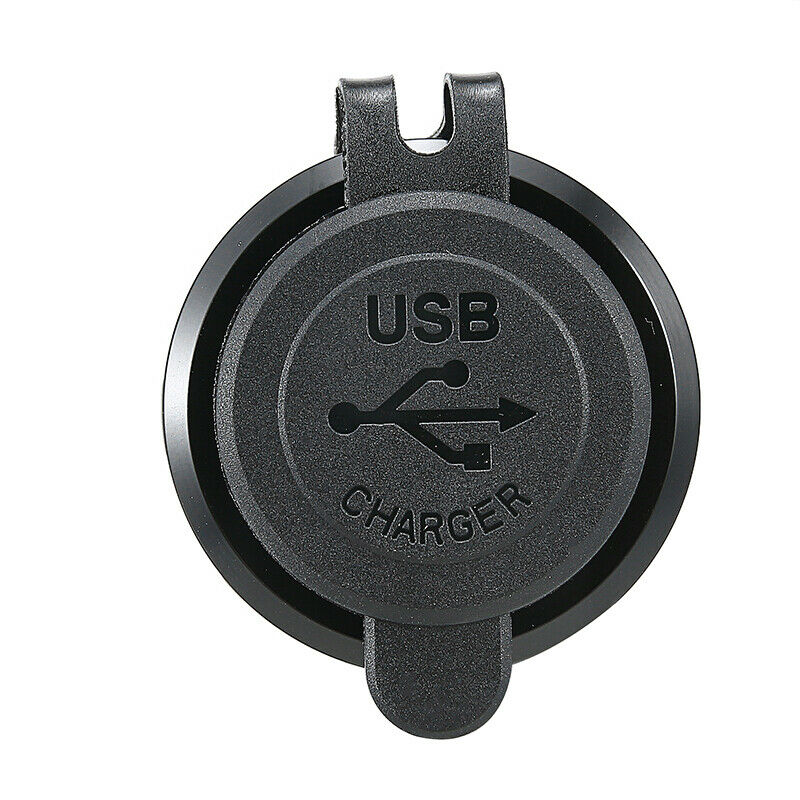 For Car Boat Truck QC3.0 Dual USB Fast Charger Adapter Socket Power Outlet 12V