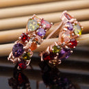 Charm Fashion Women Lady Elegant Crystal Rhinestone Ear Stud Earrings Jewelry H