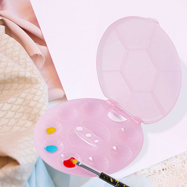 Color Mixing Makeup Palette Painting Tray Beauty Tool PP Nail Art Palette