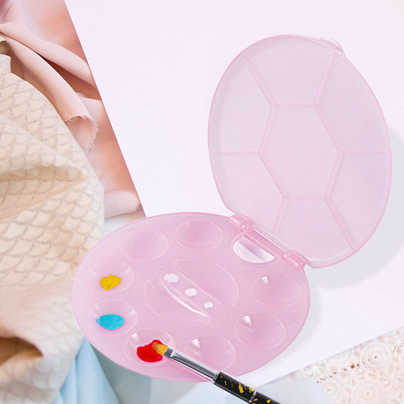 Color Mixing Makeup Palette Painting Tray Beauty Tool PP Nail Art Palette