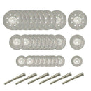 30 Pcs Diamond Cutting Wheel (25Mm/20Mm/16Mm Each 10), Diamond Coated Cutti
