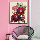 5D DIY Full Drill Diamond Painting Cross Stitch Embroidery Kit (Flower03)