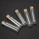 5 Pcs Small Vase Tiny Glass Bottle Jewelry Vial Potion Tie Plug Size:7.9cm  N6Z3