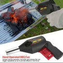 Portable Manual BBQ Fan Air Blower Manual Blower Barbecue Tools Outdoor Pic E4F2
