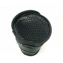 20.5x10.5cm Motorcycle Backpack Saddle Bag Black With Beige Weatherproof K0S3