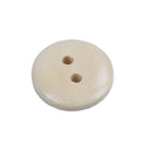 100pcs 15mm Flower Plants Mixed Colors Pattern Round Buttons Wooden Sewing  I5F9