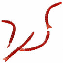 hot-selling 200pcs Smell red worm lures 2.3cm soft bait carp fishing lure s H1U9