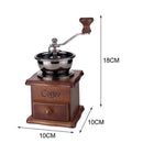 Wooden Mini Manual Bean Coffee Grinder Hand Crank Spice Grinding 2020