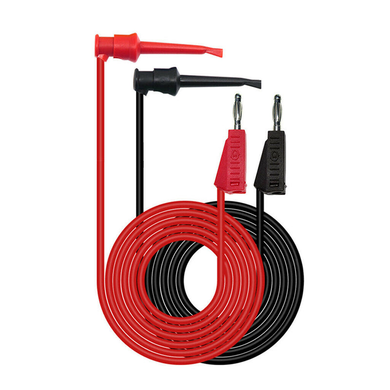 8pcs Soft Silicone Electronic Test Lead Kit with Alligator Clips Test Hook