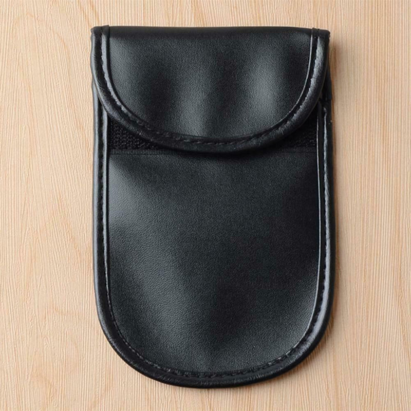 Car Key Signal Shielding Bag Cell Phone Signal Blocker Jammer Pouch Black