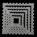 5pcs Square Cutting Dies Stencil Album Embossing Scrapbooking Paper Craft