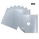 8pcs/set Gas Stove Cleaning Protection Pad Stovetop Protector Cover Mat A