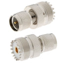 1Pc Mini UHF Male plug to UHF SO-239 Female straight RF Connector AdapterS Gw