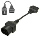 17 Pin to 16 Pin Female OBDII Car Diagnostic Connector Adapter Cabl- OZ