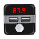 Wireless Bluetooth 4.2 Car Kit FM Transmitter Radio MP3 Player USB Charger GFF